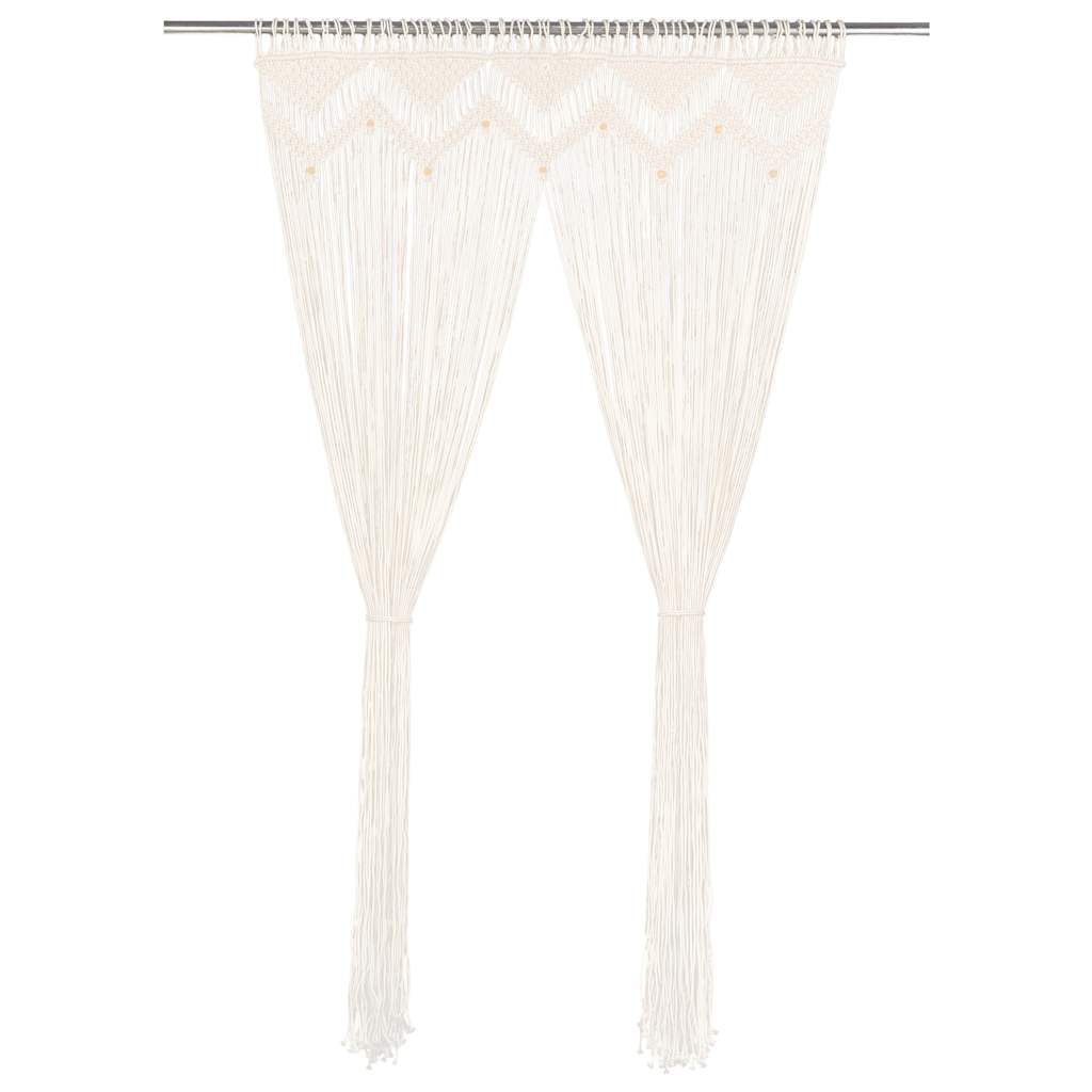 Macrame Curtain 140x240 cm Cotton