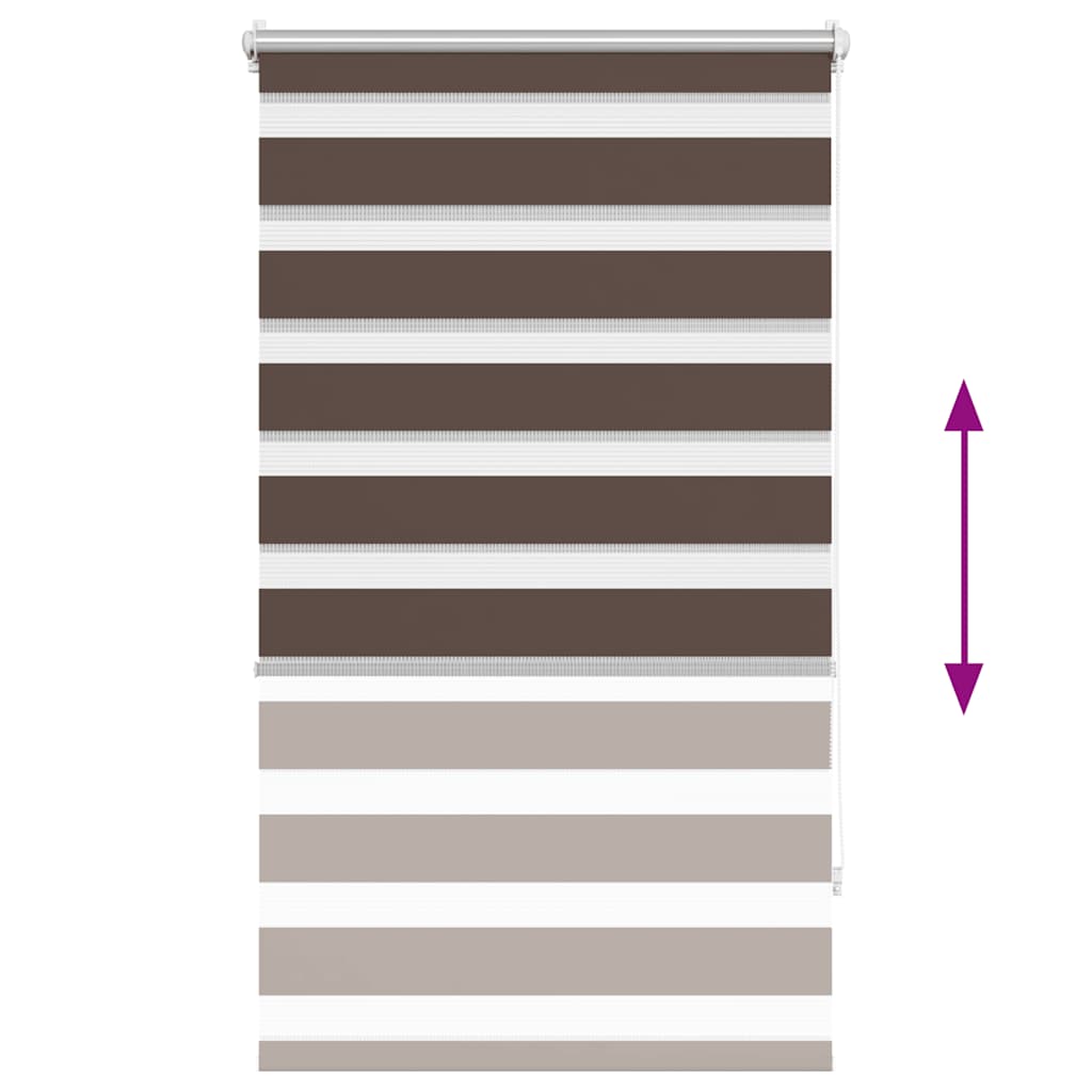 Zebra Blind 90 x 150 cm Coffee