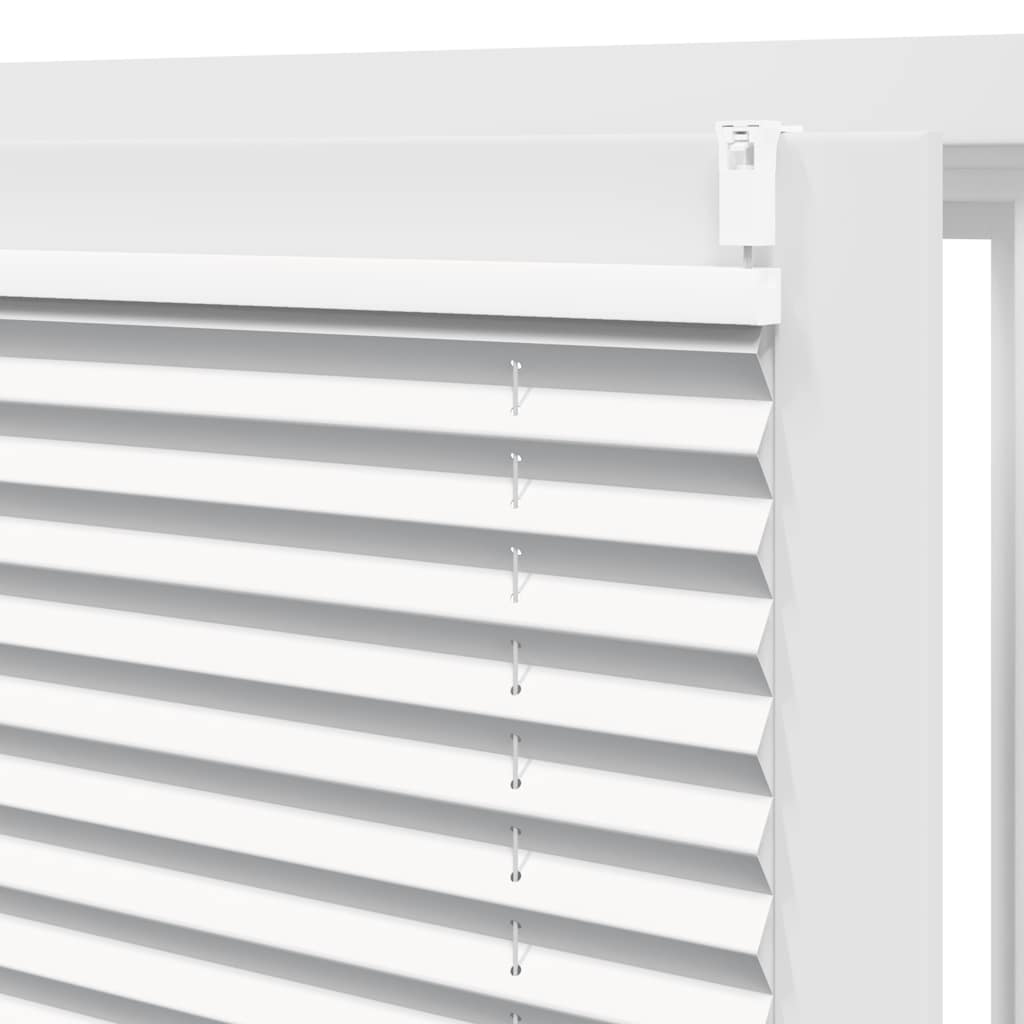 Plisse Blind 90x200cm White Pleated Blind