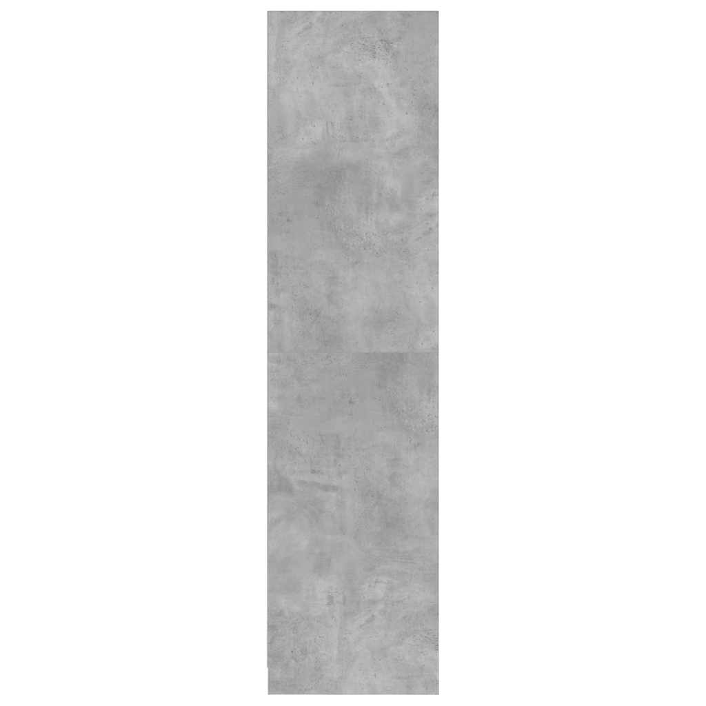Wardrobe Concrete Grey 50x50x200 cm Engineered Wood