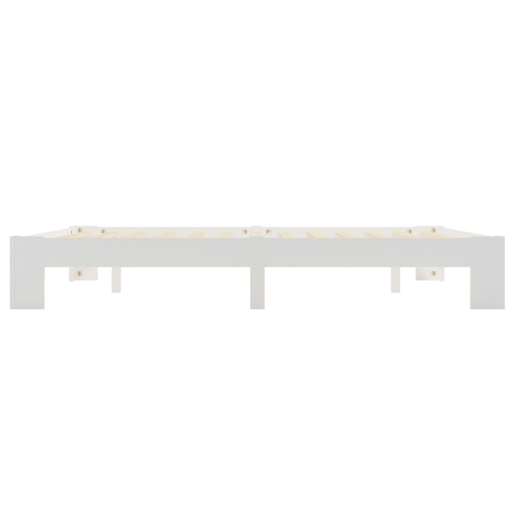 Bed Frame without Mattress Brown 160x200 cm Solid Wood Pine