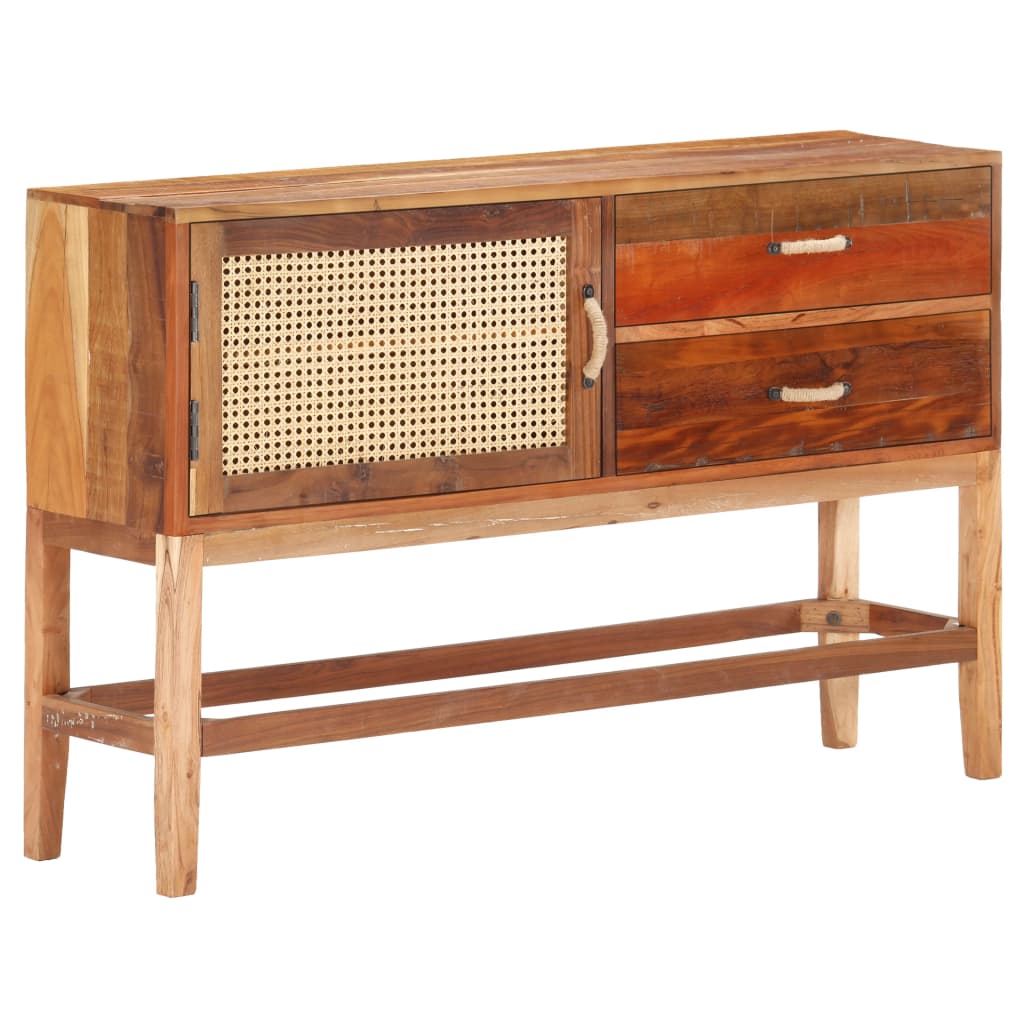 Sideboard 118x30x76 cm Solid Reclaimed Wood