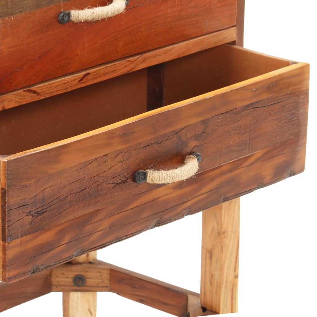 Sideboard 118x30x76 cm Solid Reclaimed Wood