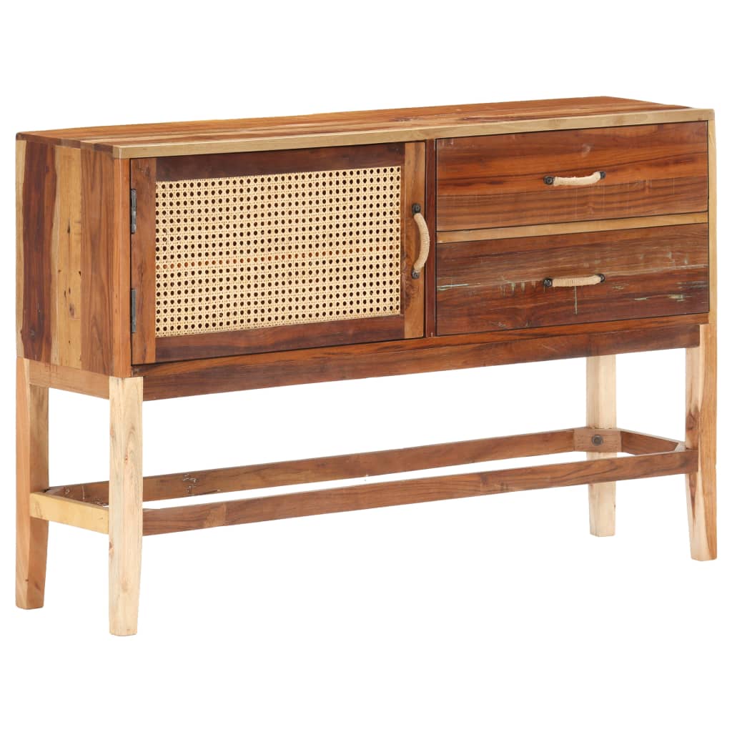 Sideboard 118x30x76 cm Solid Reclaimed Wood