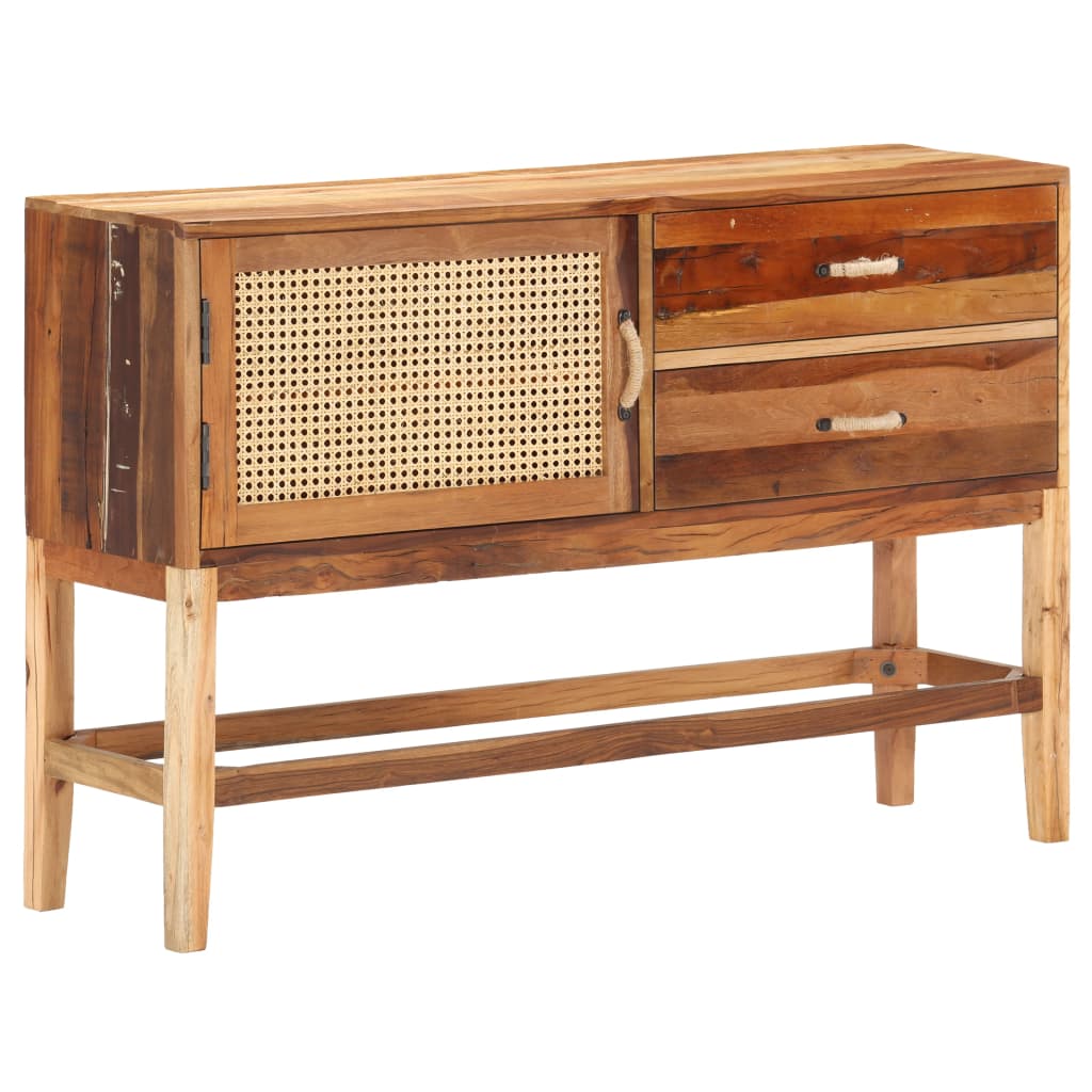 Sideboard 118x30x76 cm Solid Reclaimed Wood