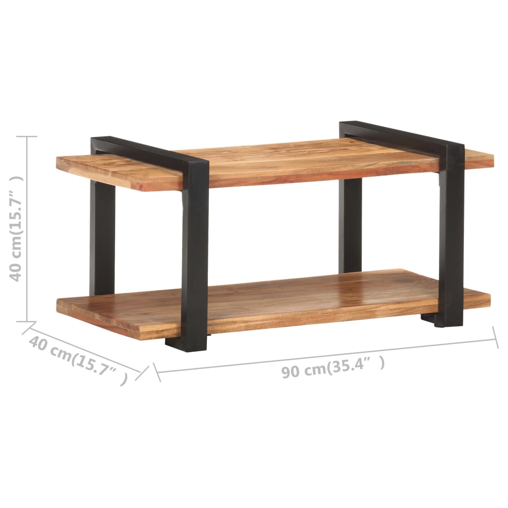 TV Cabinet 90x40x40 cm Solid Acacia Wood