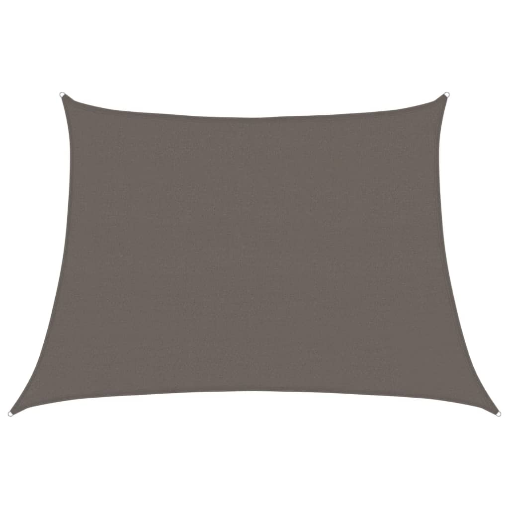 Sunshade Sail 160 g/m² Anthracite 4/5x3 m HDPE