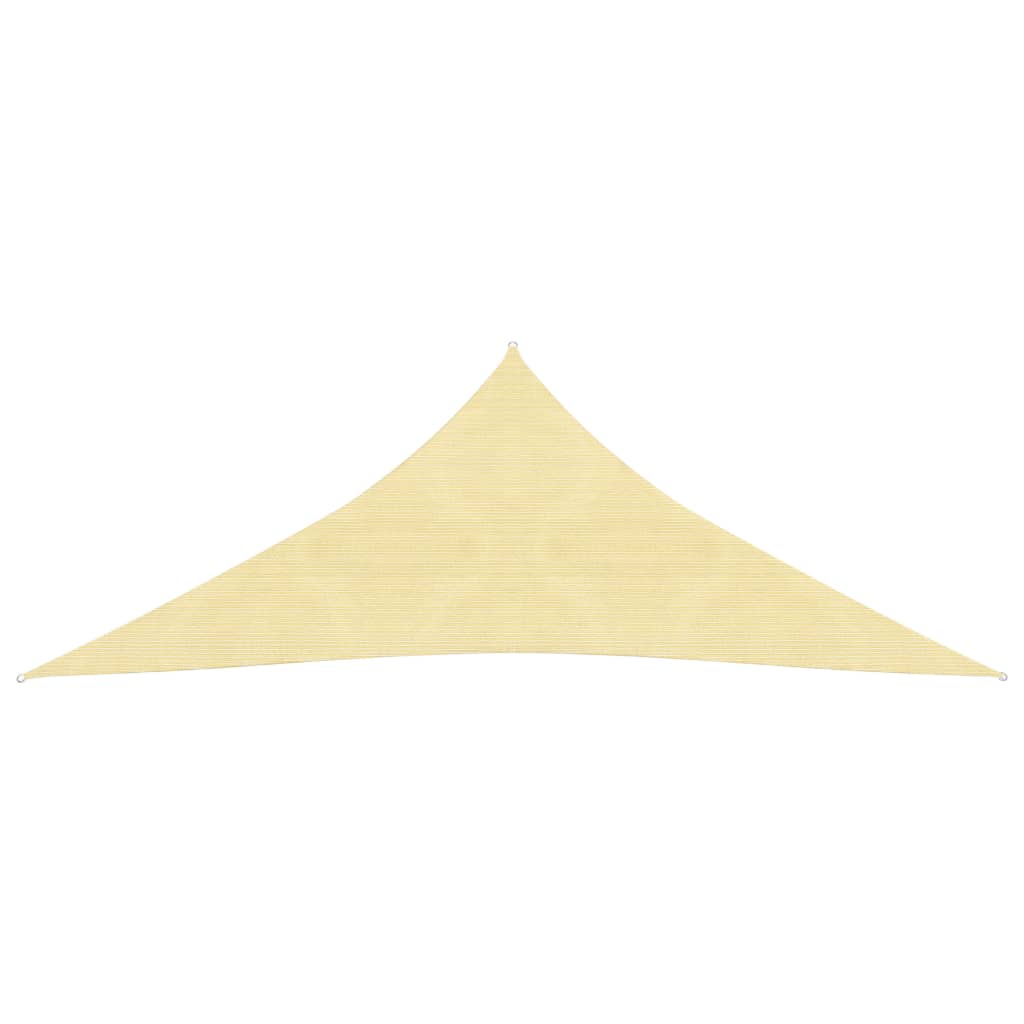 Sunshade Sail 160 g/m² Beige 4x4x4 m HDPE