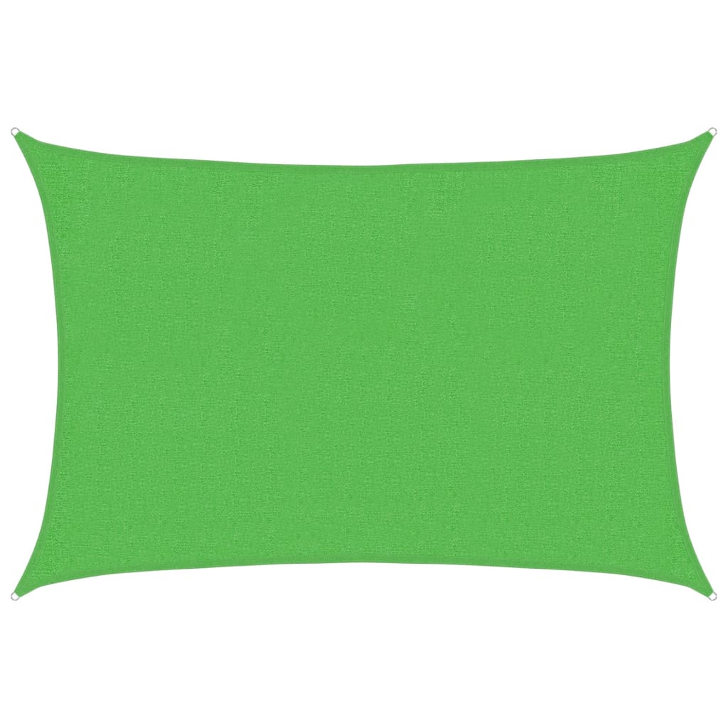 Sunshade Sail 160 g/m² Light Green 2x3 m HDPE
