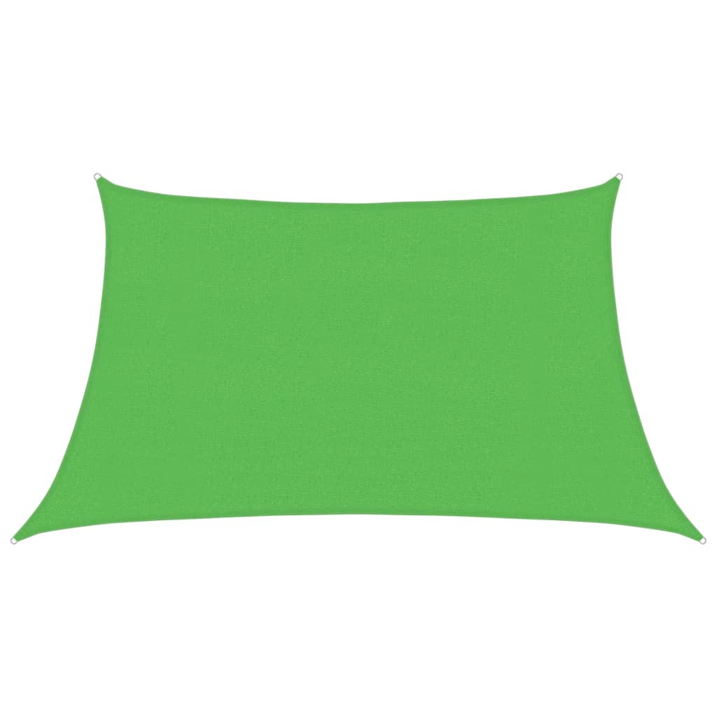 Sunshade Sail 160 g/m² Light Green 3/4x2 m HDPE