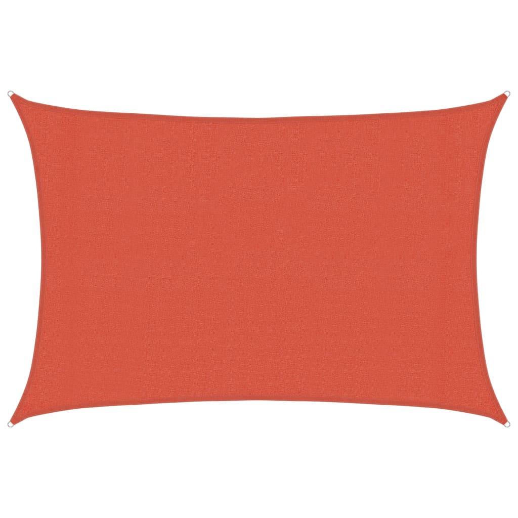 Sunshade Sail 160 g/m² Terracotta 3x5 m HDPE