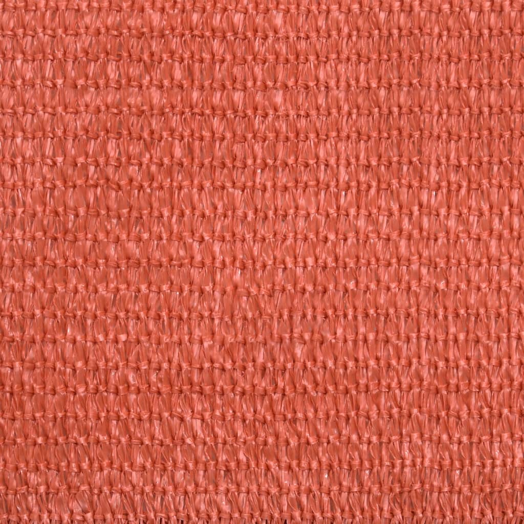 Sunshade Sail 160 g/m² Terracotta 3x5 m HDPE