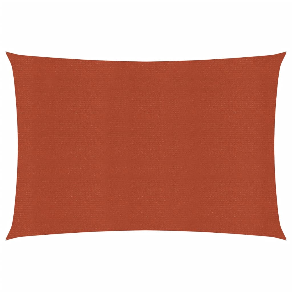 Sunshade Sail 160 g/m² Rectangular Terracotta 3.5x4.5 m HDPE