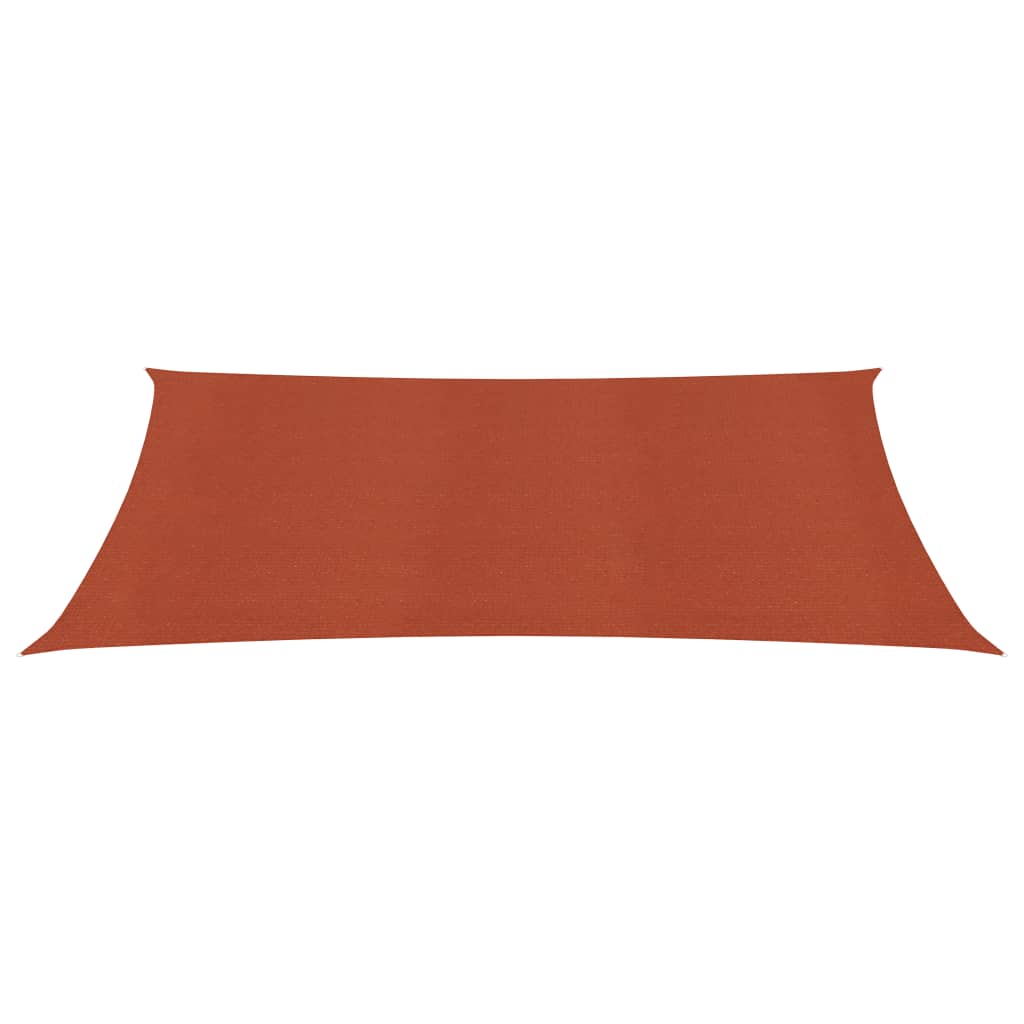 Sunshade Sail 160 g/m² Rectangular Terracotta 3.5x5 m HDPE