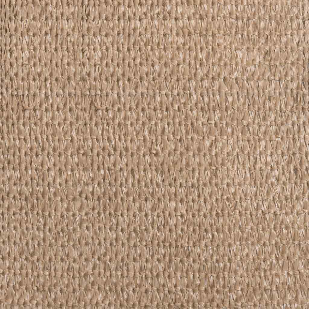 Sunshade Sail 160 g/m² Taupe 4x4x4 m HDPE