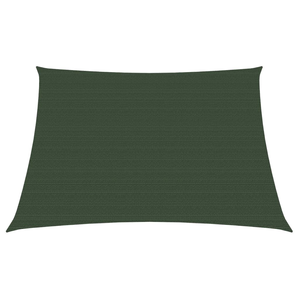 Sunshade Sail 160 g/m² Dark Green 3/4x2 m HDPE