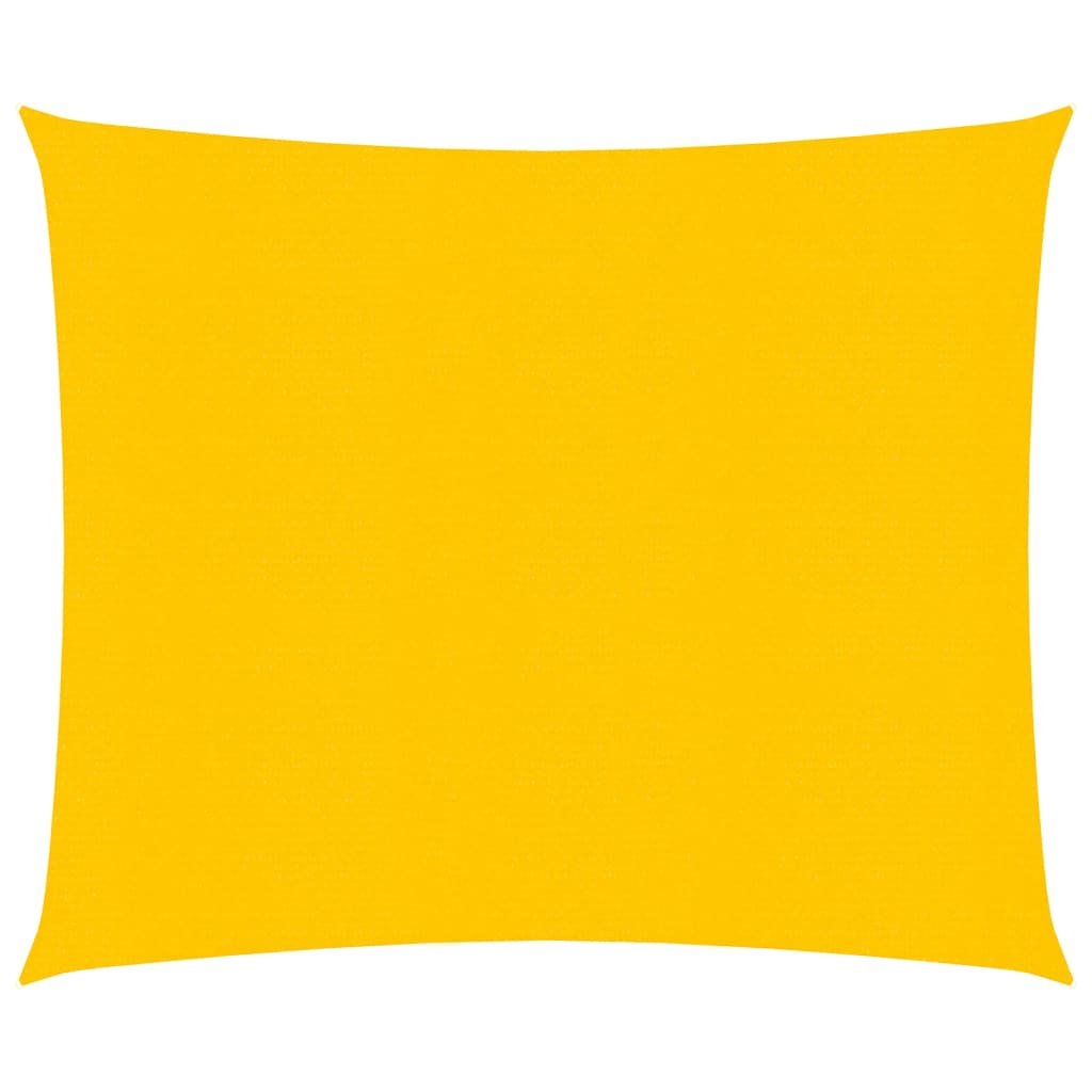 Sunshade Sail 160 g/m² Square Yellow 4x4 m HDPE