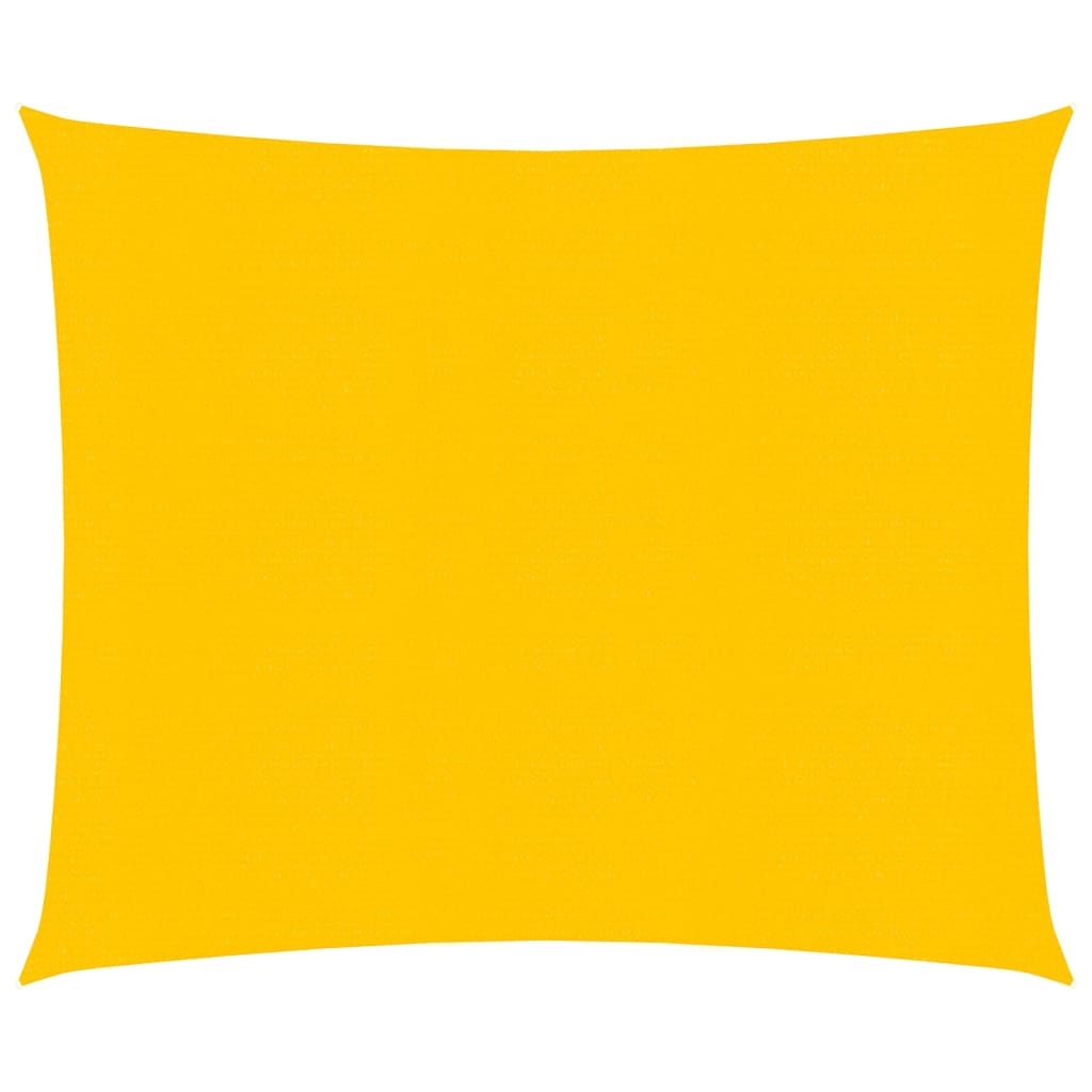 Sunshade Sail 160 g/m² Square Yellow 5x5 m HDPE