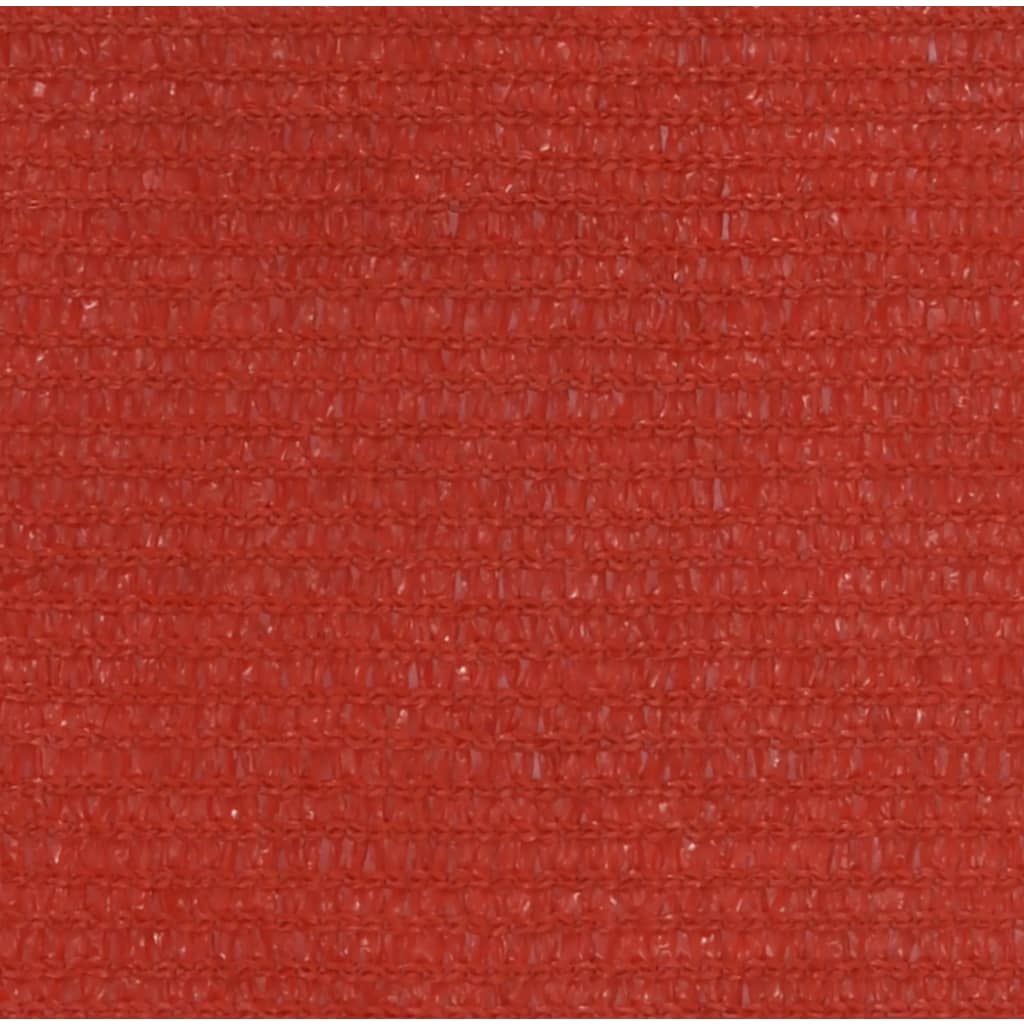 Sunshade Sail 160 g/m² Red 2x4.5 m HDPE