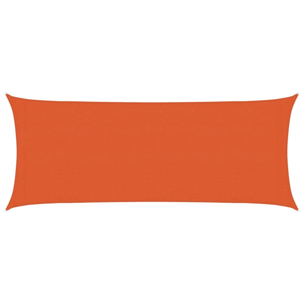 Sunshade Sail 160 g/m² Orange 2x5 m HDPE