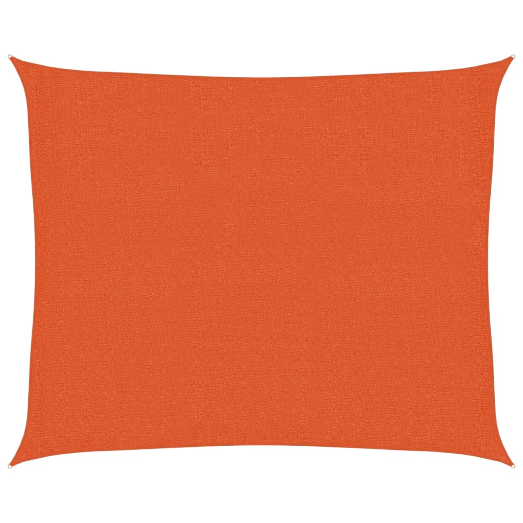 Sunshade Sail 160 g/m² Orange 2.5x3 m HDPE