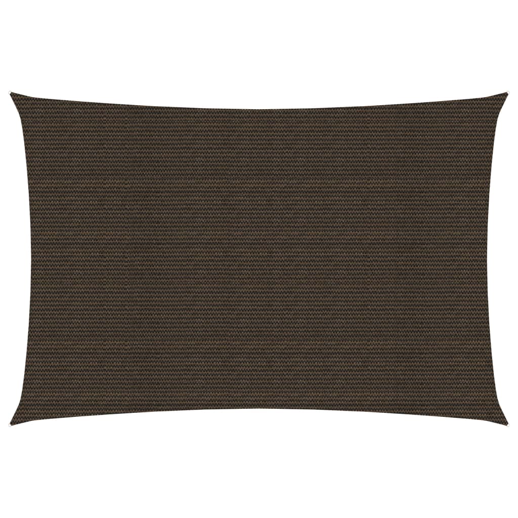 Sunshade Sail 160 g/m² Brown 2x4.5 m HDPE