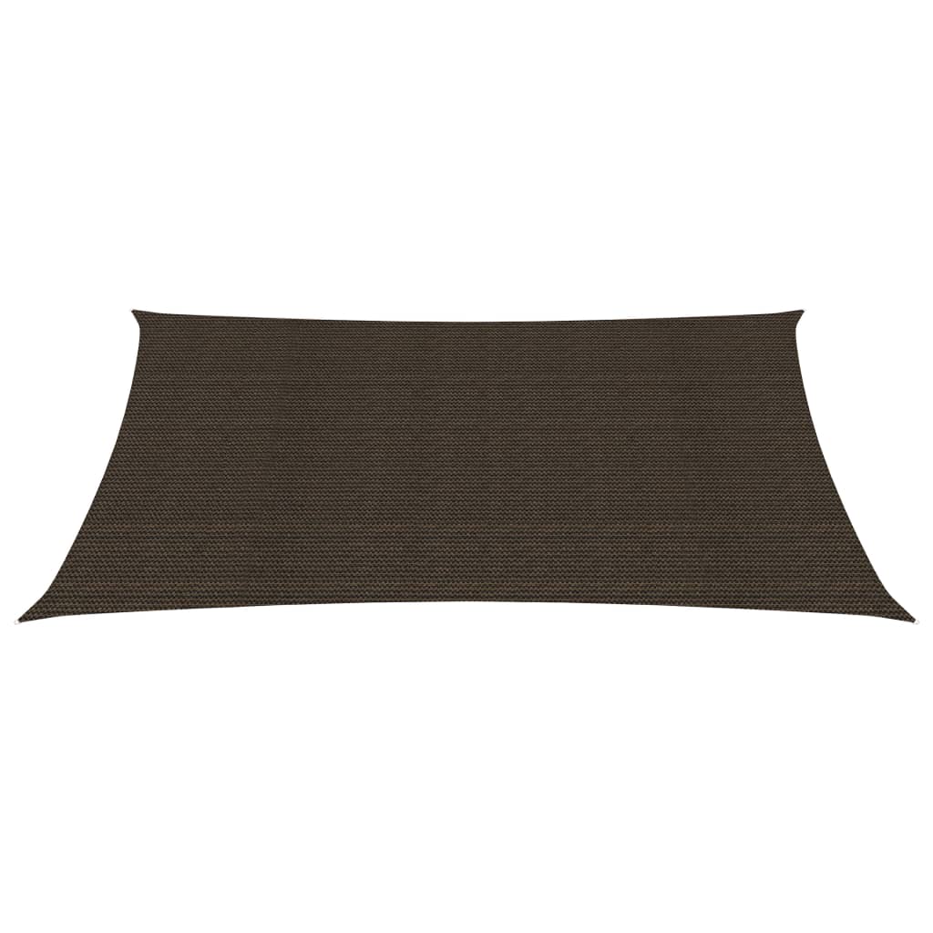 Sunshade Sail 160 g/m² Brown 2.5x4 m HDPE