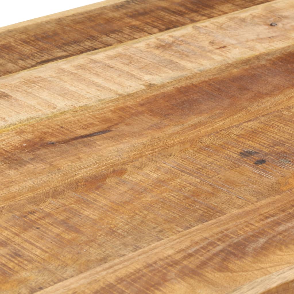 Dining Table 200x100x75 cm Solid Rough Mango Wood