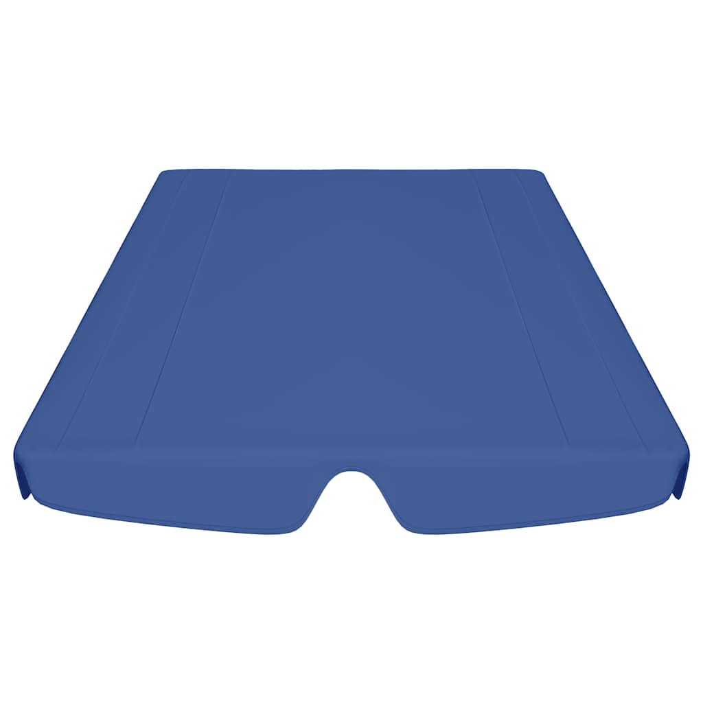 Replacement Canopy for Garden Swing Blue 188/168x145/110 cm