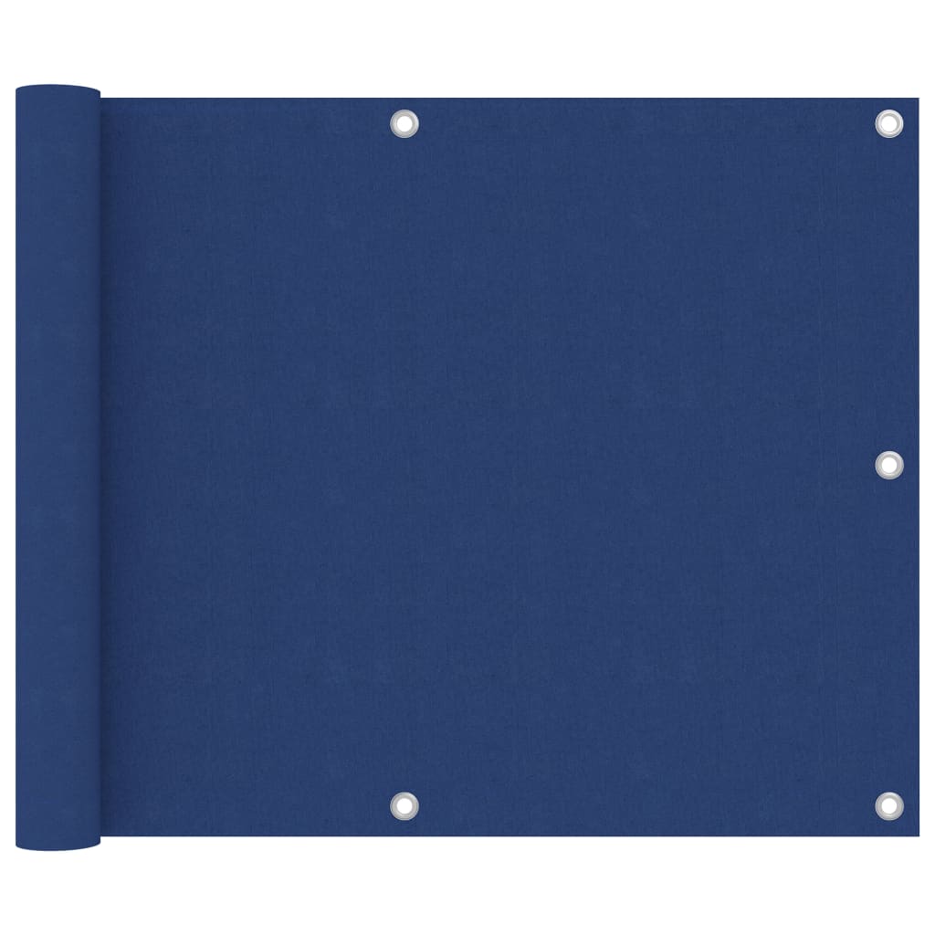Balcony Screen Blue 75x500 cm Oxford Fabric