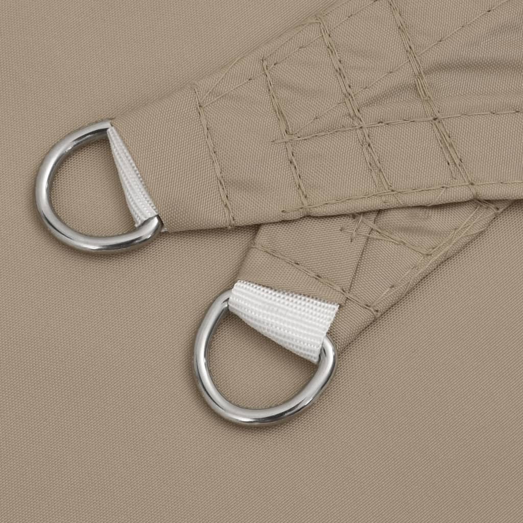 Sunshade Sail Oxford Fabric Square 4.5x4.5 m Taupe