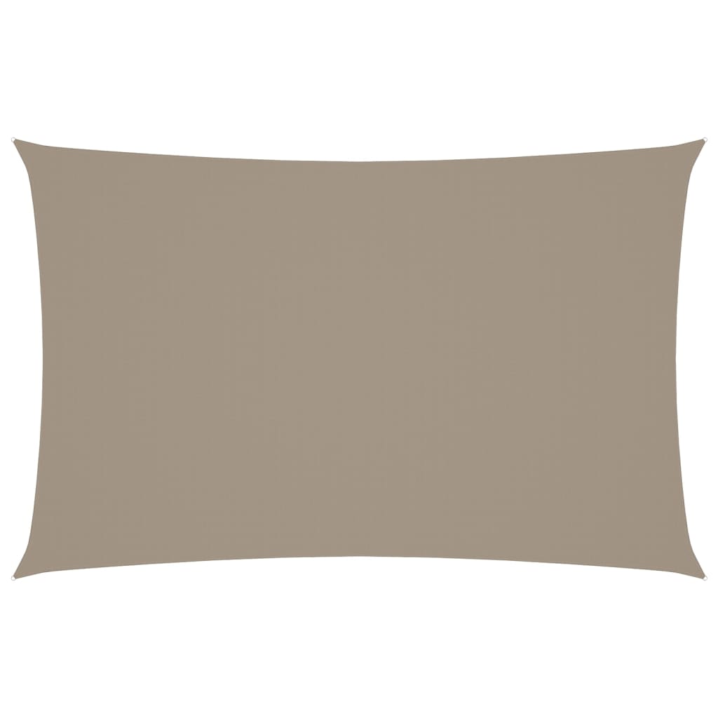 Sunshade Sail Oxford Fabric Rectangular 5x8 m Taupe