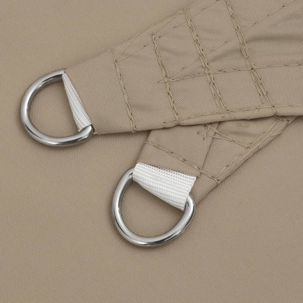 Sunshade Sail Oxford Fabric Rectangular 5x8 m Taupe