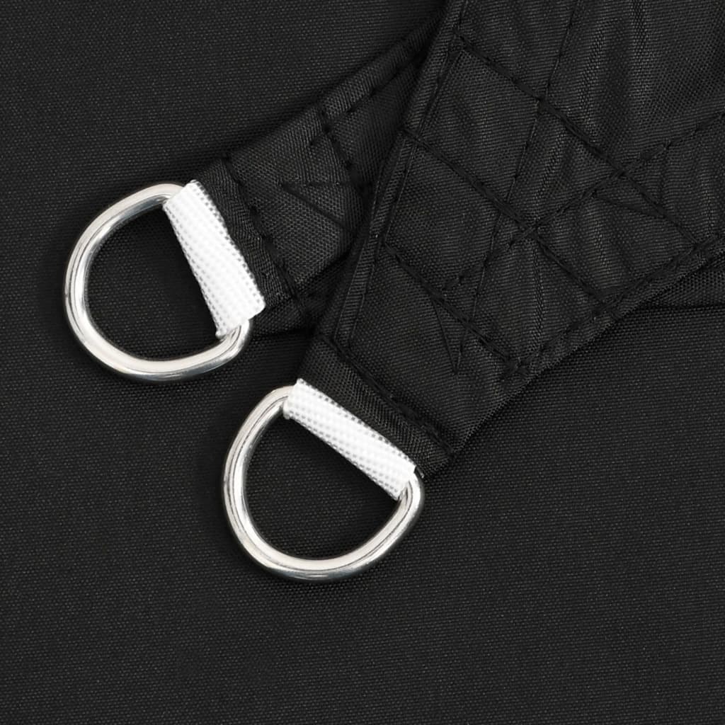 Sunshade Sail Oxford Fabric Triangular 4x4x5.8 m Black