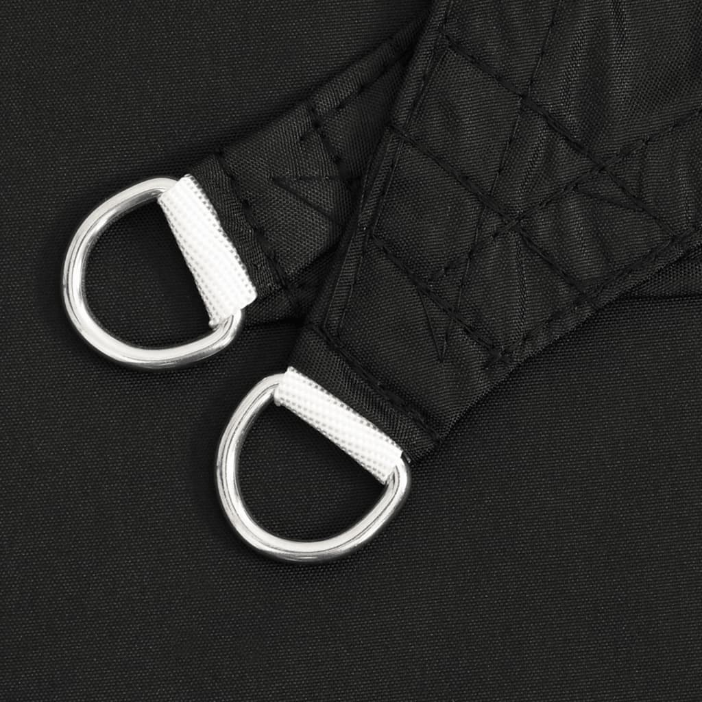 Sunshade Sail Oxford Fabric Triangular 4x5x5 m Black