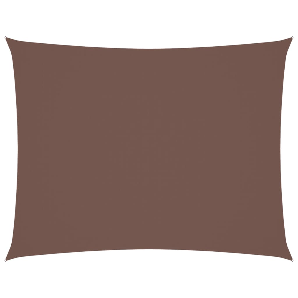 Sunshade Sail Oxford Fabric Rectangular 4x6 m Brown