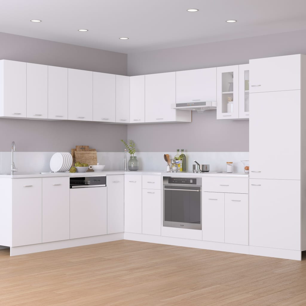 Hanging Cabinet Lyon White 80x31x60 cm Engineered Wood