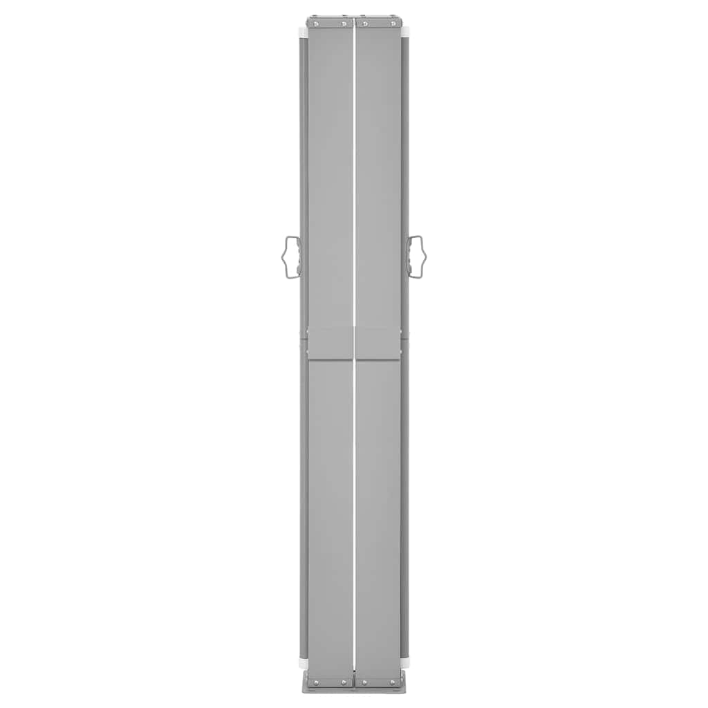 Patio Retractable Side Awning 140x1200 cm Brown