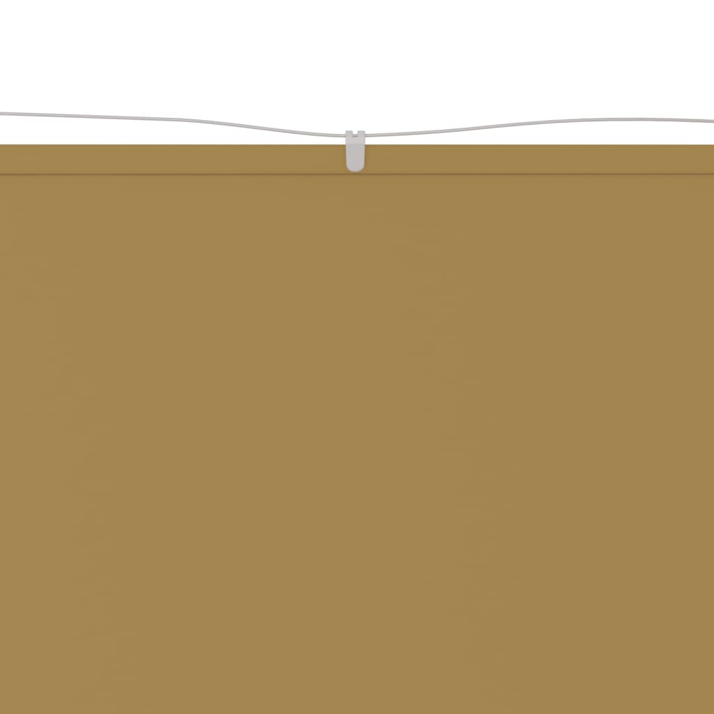 Vertical Awning Beige 100x1000 cm Oxford Fabric