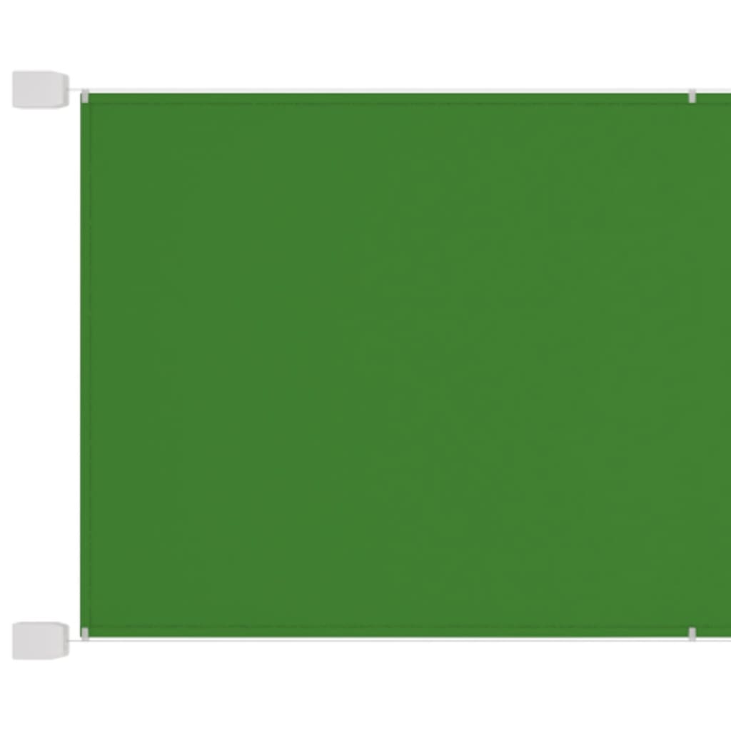 Vertical Awning Light Green 100x600 cm Oxford Fabric