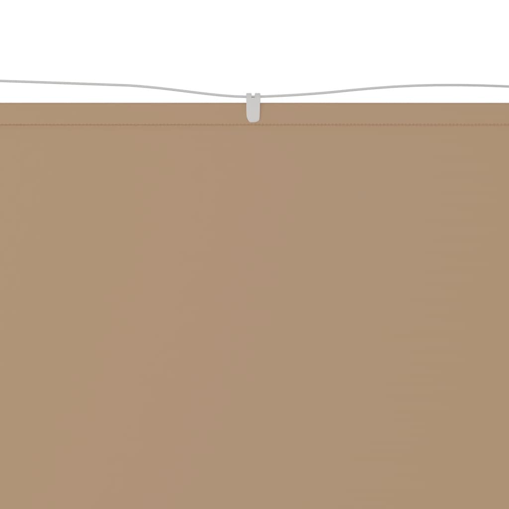 Vertical Awning Taupe 60x1200 cm Oxford Fabric