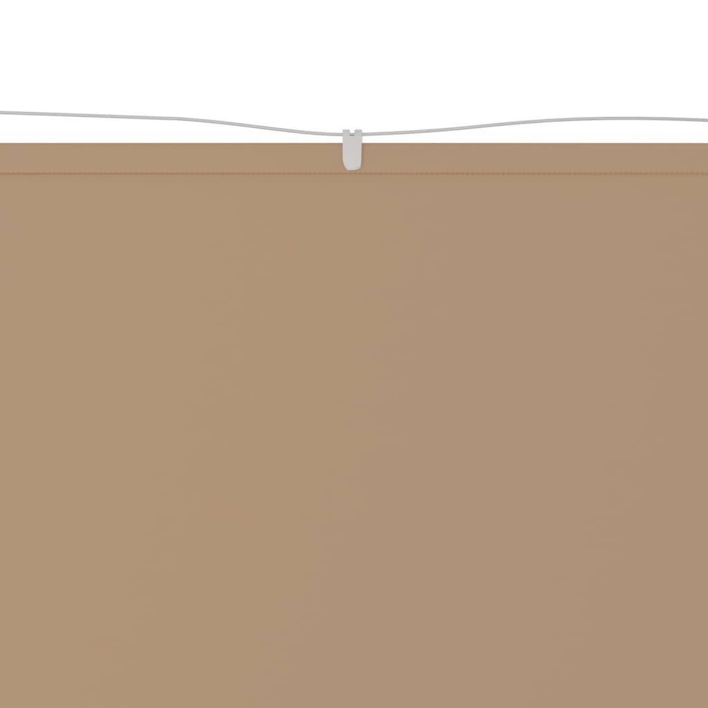 Vertical Awning Taupe 180x1000 cm Oxford Fabric