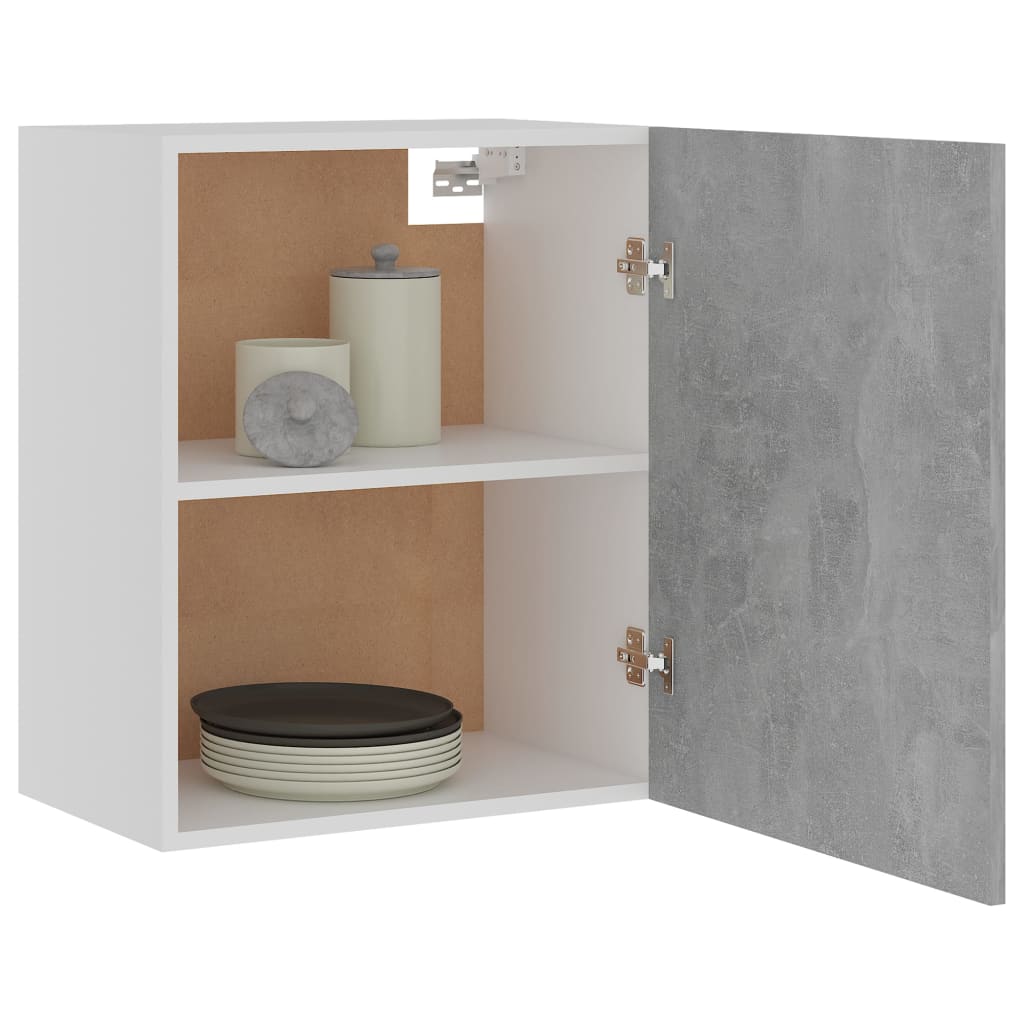 Hanging Cabinet Lyons 2 pcs Concrete Grey 50x31x60 cm Engineered Wood
