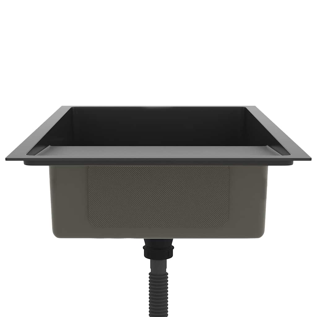 Handmade Kitchen Sink Black Stainless Steel