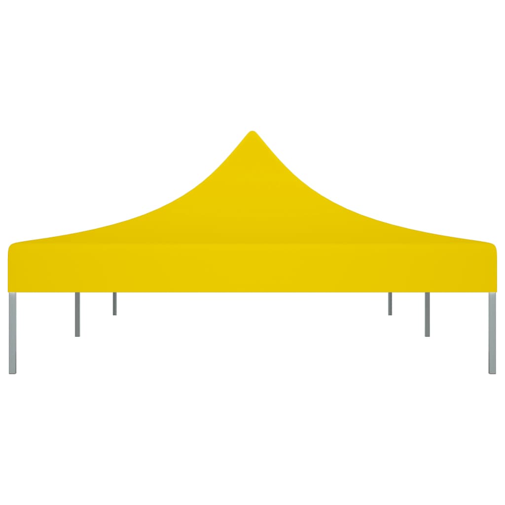 Party Tent Roof 6x3 m Yellow 270 g/m²