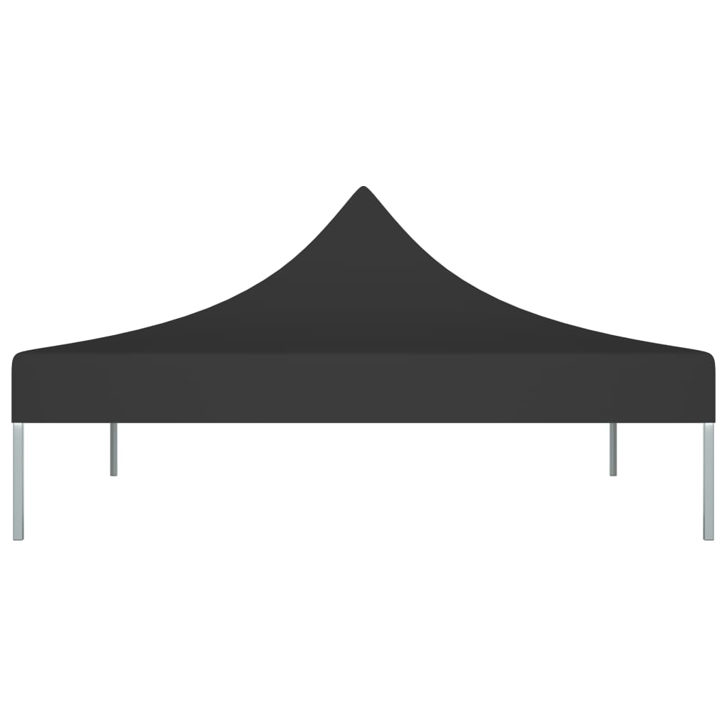 Party Tent Roof 2x2 m Black 270 g/m²