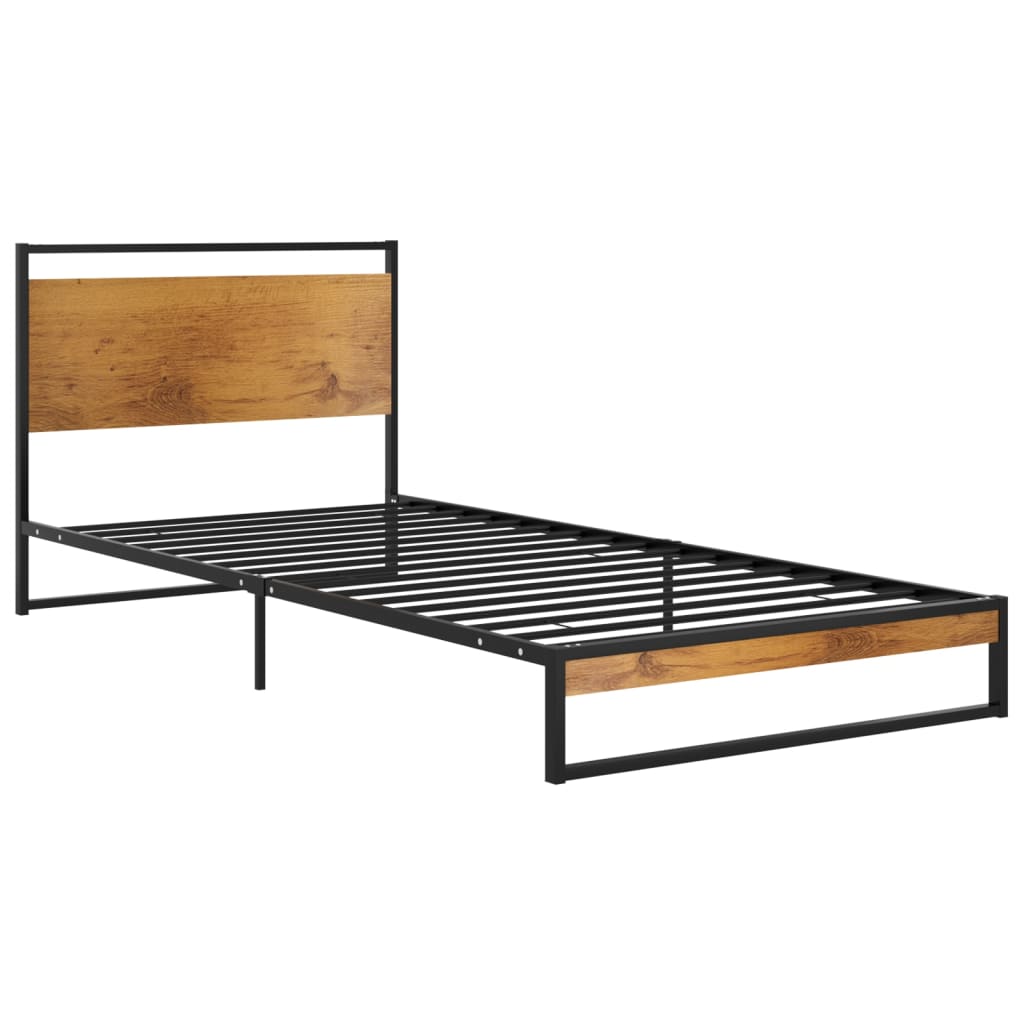 Bed Frame without Mattress Metal 100x200 cm