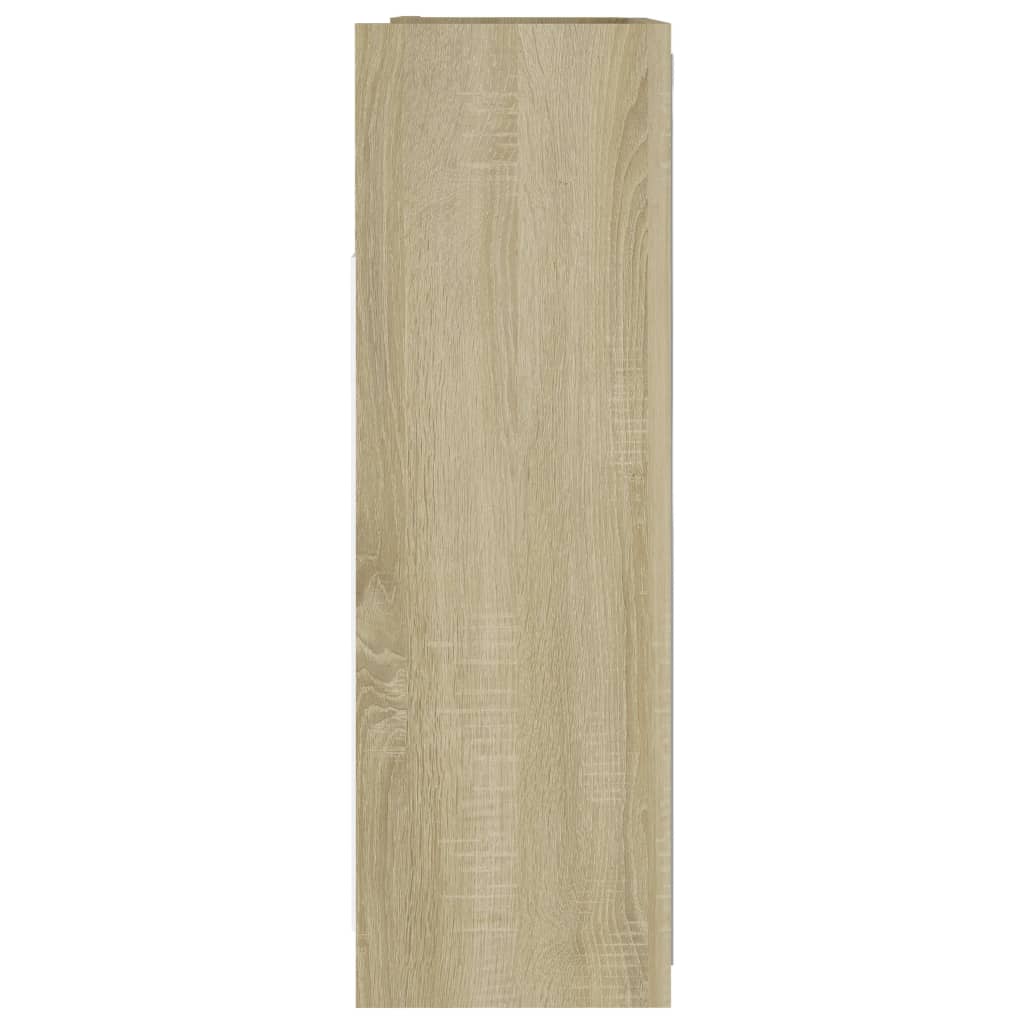 Bathroom Mirror Cabinet Sonoma Oak 62.5x20.5x64 cm Engineered Wood