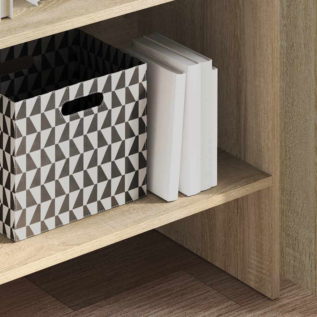 Book Cabinet Sonoma Oak 60x35x180 cm Engineered Wood