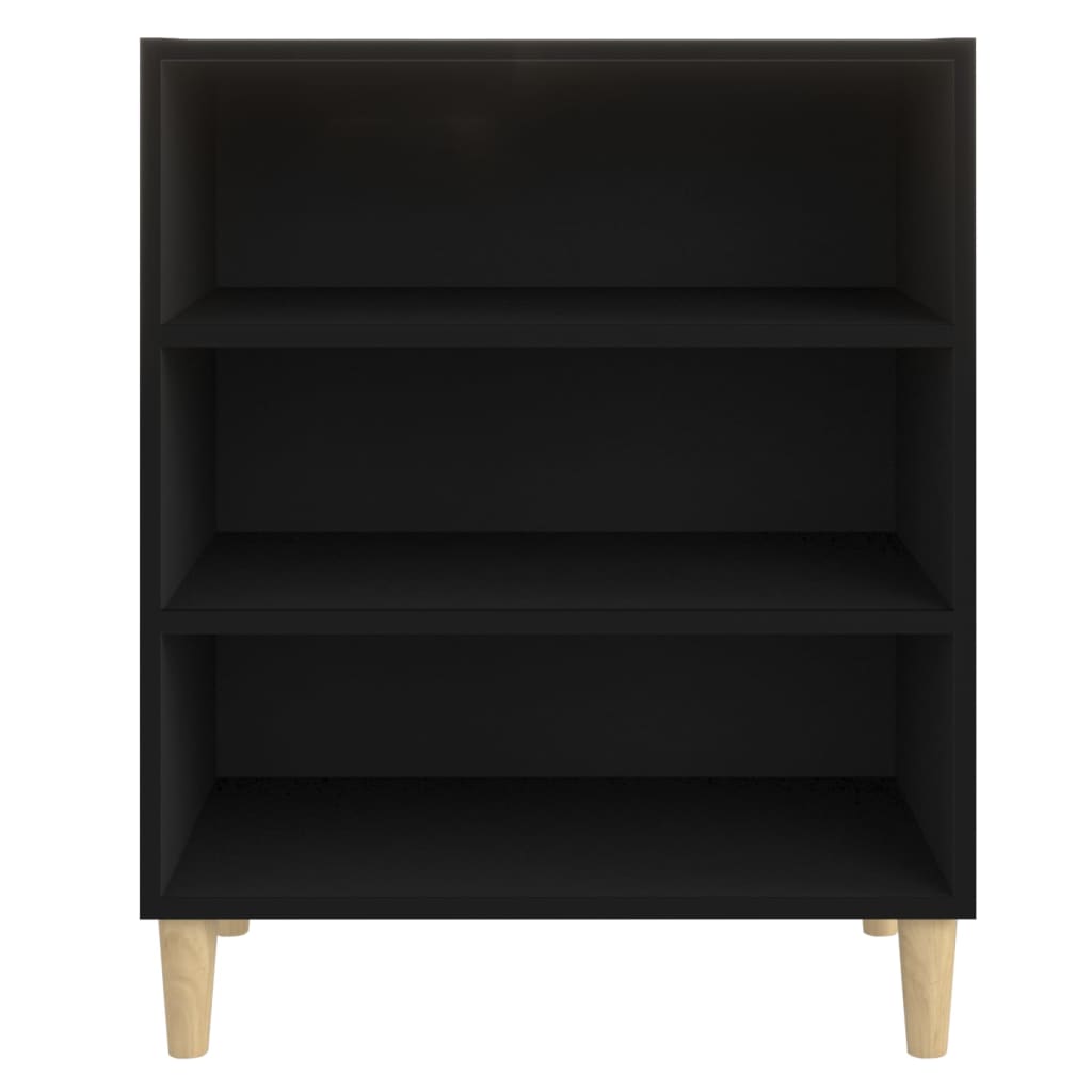 Sideboard Black 57x35x70 cm Engineered Wood
